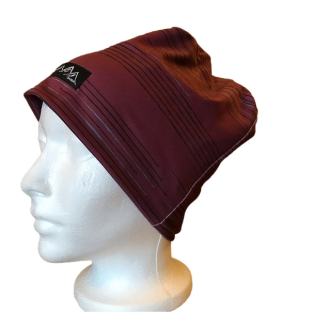𝅺MEN’S Skida winter hat/ toque.  Burgundy, grey, black.